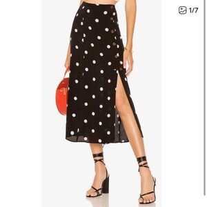 FREE PEOPLE - Retro Love Midi Skirt